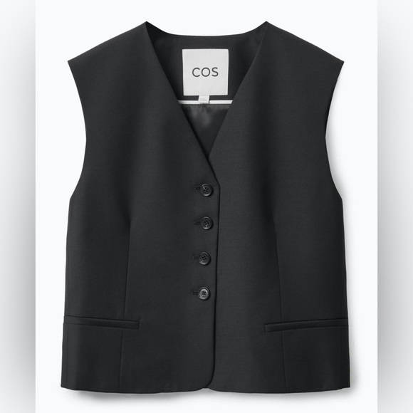 COS Jackets & Blazers - COS | Cropped Single-Breasted Waistcoat